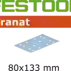 STF 80x133 P40 GR50 Abrasive Sheets 40 Grit